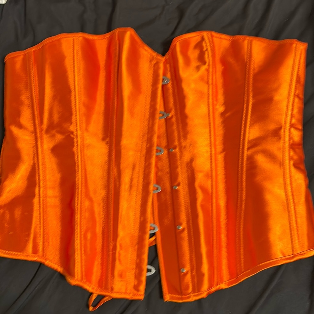 Orange Overbust Corset